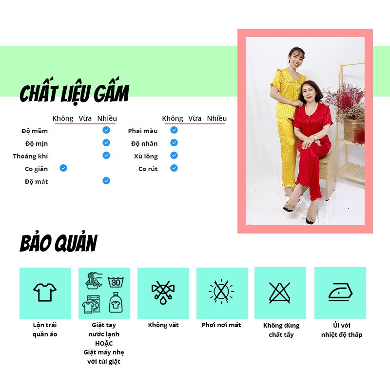 Đồ bộ mặc nhà nữ SBORG pijama nữ chất gấm cao cấp họa tiết sang trọng cổ bèo có túi bigsize 45-65kg quà tặng mẹ và vợ