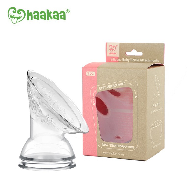 Phễu hút hứng sữa silicone Haakaa | Dễ dàng chuyển đổi bình sữa và cốc hứng sữa