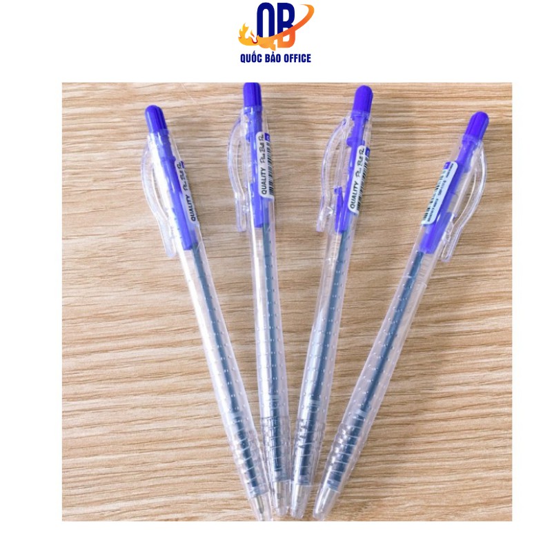 Bút bi Quality Plus Ball Pen - mực xanh ngòi 0.7mm - 1 chiếc