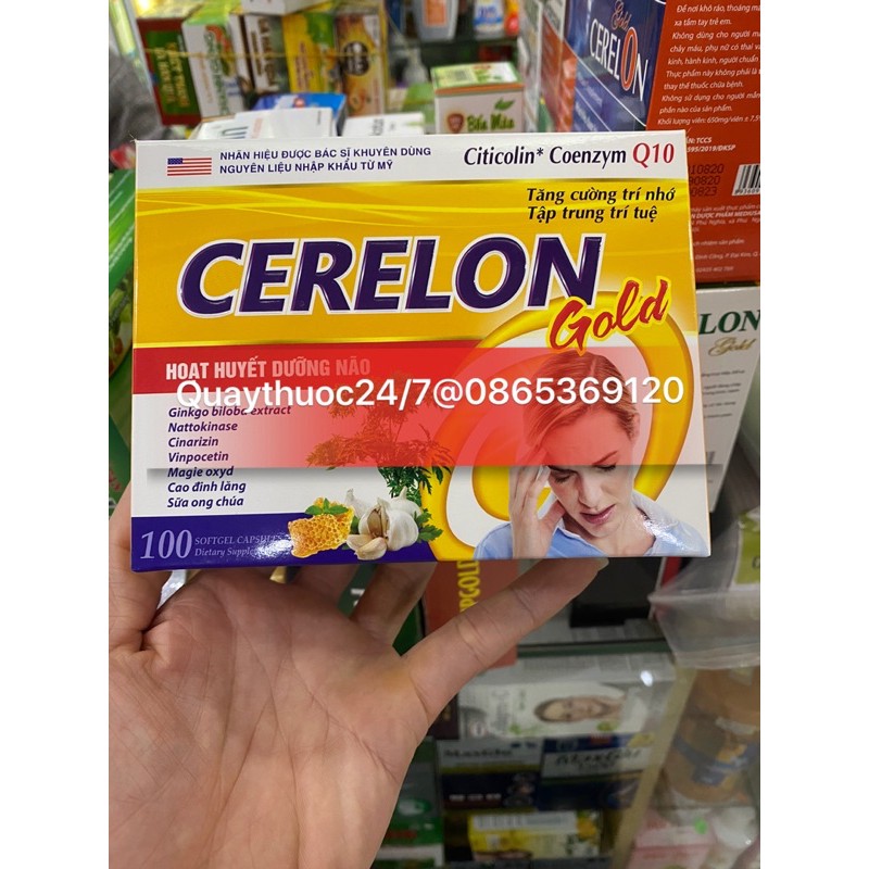 VIÊN UỐNG BỔ NÃO CERELON GOLD