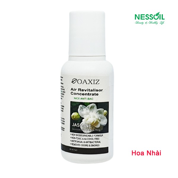 Tinh dầu xông phòng dịu nhẹ hương Hoa Nhài 30ml, dùng với máy lọc không khí, máy khuếch tán &amp; đèn xông tinh dầu