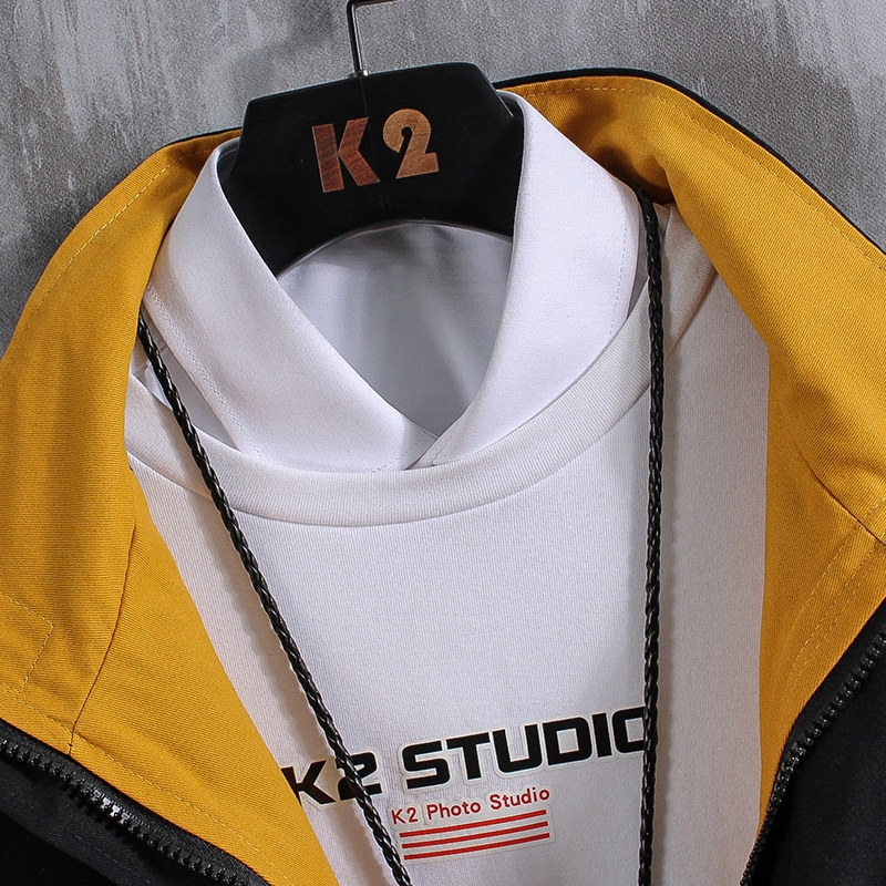 Men Jacket Fashion Hooded Jackets Korean Casual Youth Bomber jackets PJ29 | BigBuy360 - bigbuy360.vn