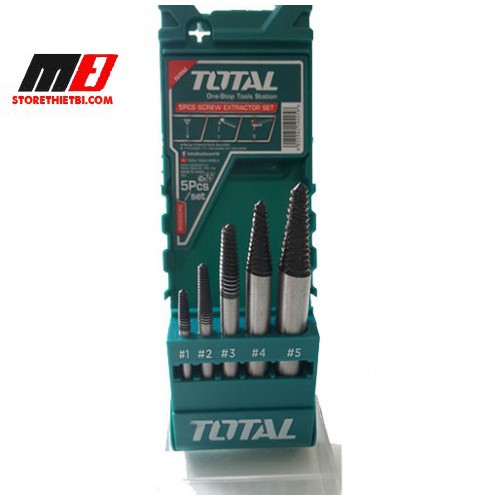 Bộ mũi taro lấy ốc gãy 5 chi tiết Total TACSE0056