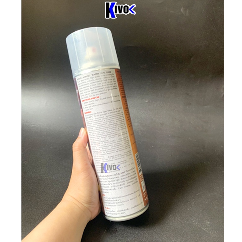 Sơn Xịt Chống Thấm, Dột Đa Năng Leak Sealer Bosny Thái Lan 600ml B125-B127 / Sơn Chống Thấm Tường-Thấm Nươc,...-Kivo