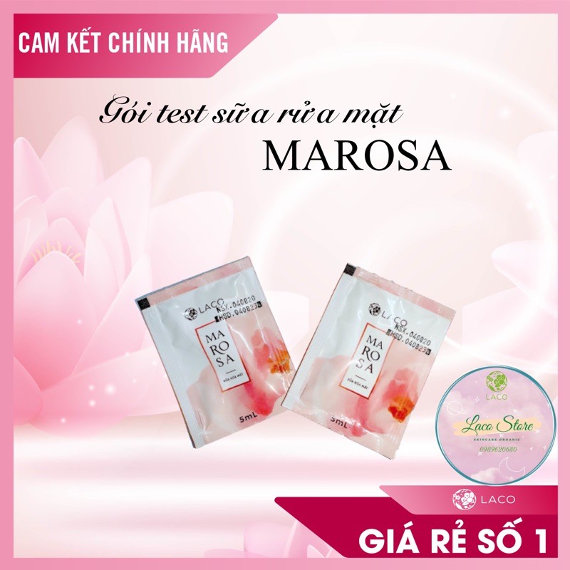 [Mã SKAMLTSW8 giảm 10% đơn 100K] Gói test sữa rửa mặt MAROSA LACO | BigBuy360 - bigbuy360.vn