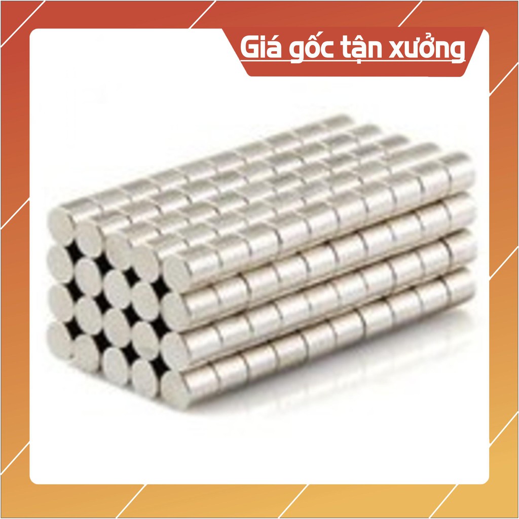 [Xả Kho] Nam châm viên 3x4mm, loại nam châm trắng đất hiếm siêu mạnh