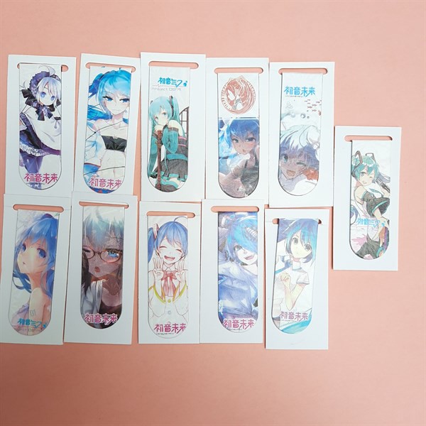 Combo 5 Bookmark Nam Châm Đánh Dấu Sách - Anime (Mẫu Ngẫu Nhiên)