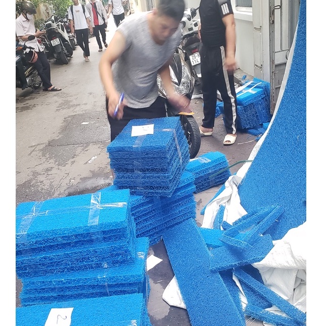 Bùi nhùi không keo Jmat AC cỡ 35x20cm đến 50x25cm làm sạch nước bể cá cảnh