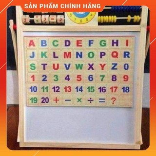 [NEW]  [Giảm 50%]  Bảng Gỗ Chữ Cái 2 Mặt Nam Châm Cho Bé Học - Lỗi 1 Đổi 1