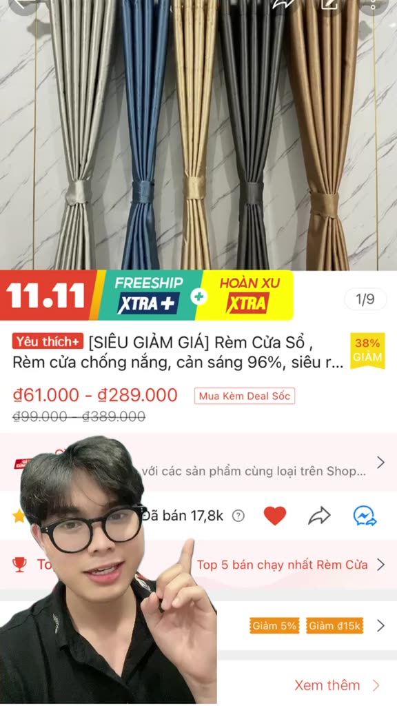 [SIÊU GIẢM GIÁ] Rèm Cửa Sổ , Rèm cửa chống nắng, cản sáng 96%, siêu rẻ, siêu đẹp (ĐƯỢC CHỌN HOẠ TIẾT) | BigBuy360 - bigbuy360.vn