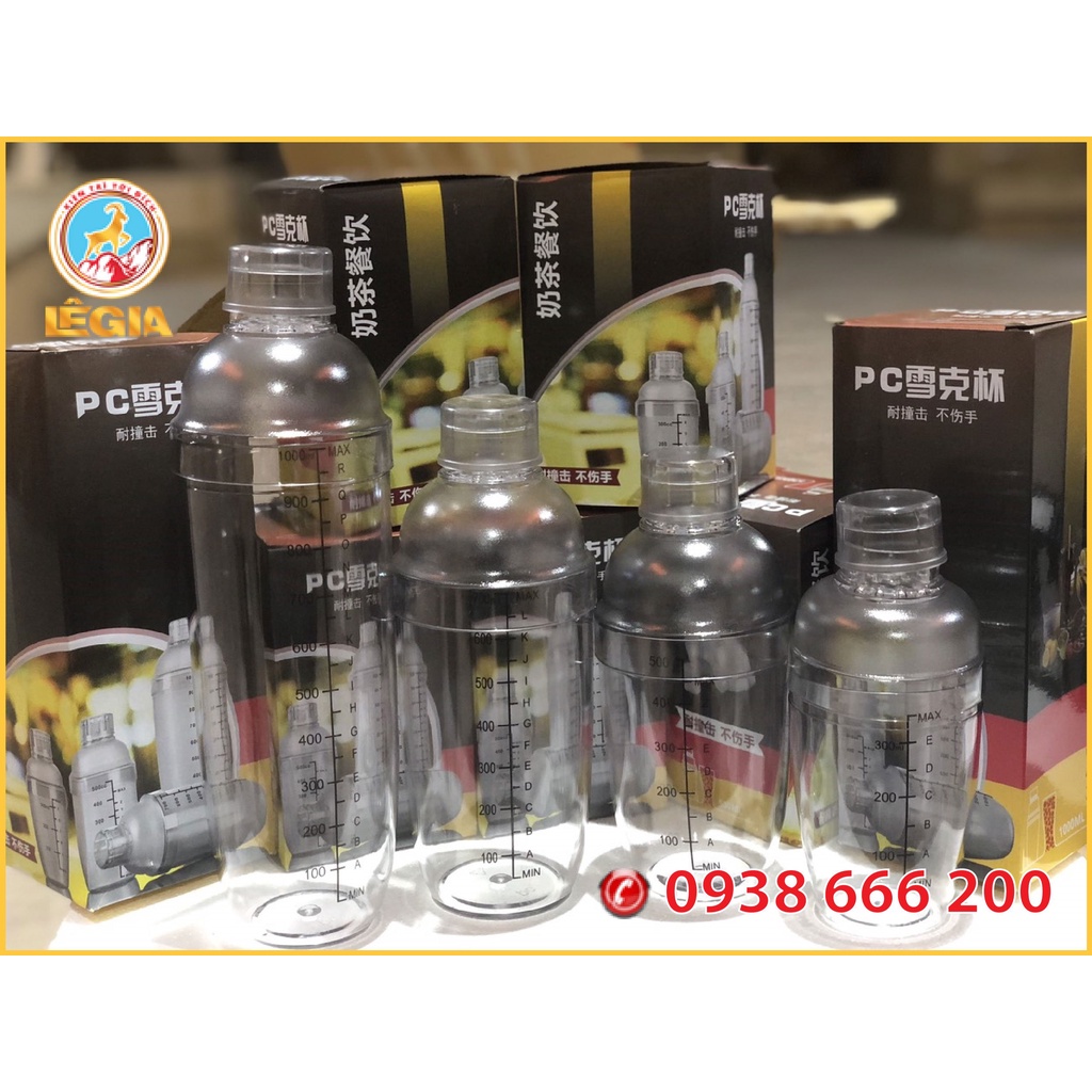 BÌNH SHAKER NHỰA (PLASTIC SHAKER BOTTLE)