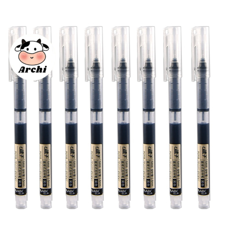 Bút gel ngòi kim viết mực đều nét chữ đẹp 0.5mm Muji