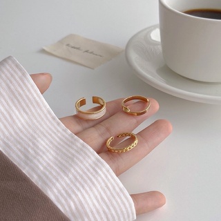 Set nhẫn xà cừ DECOCO ACC ACC (3 chiếc) DECOCO ACC ACCESSORIES