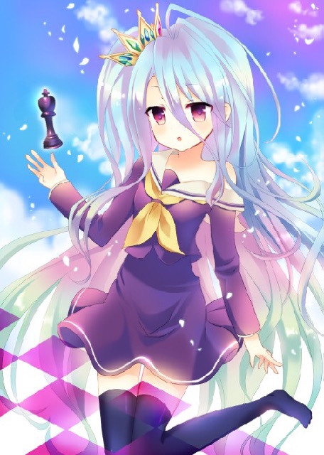 Poster anime nogame no life 1-5 tấm khổ a4