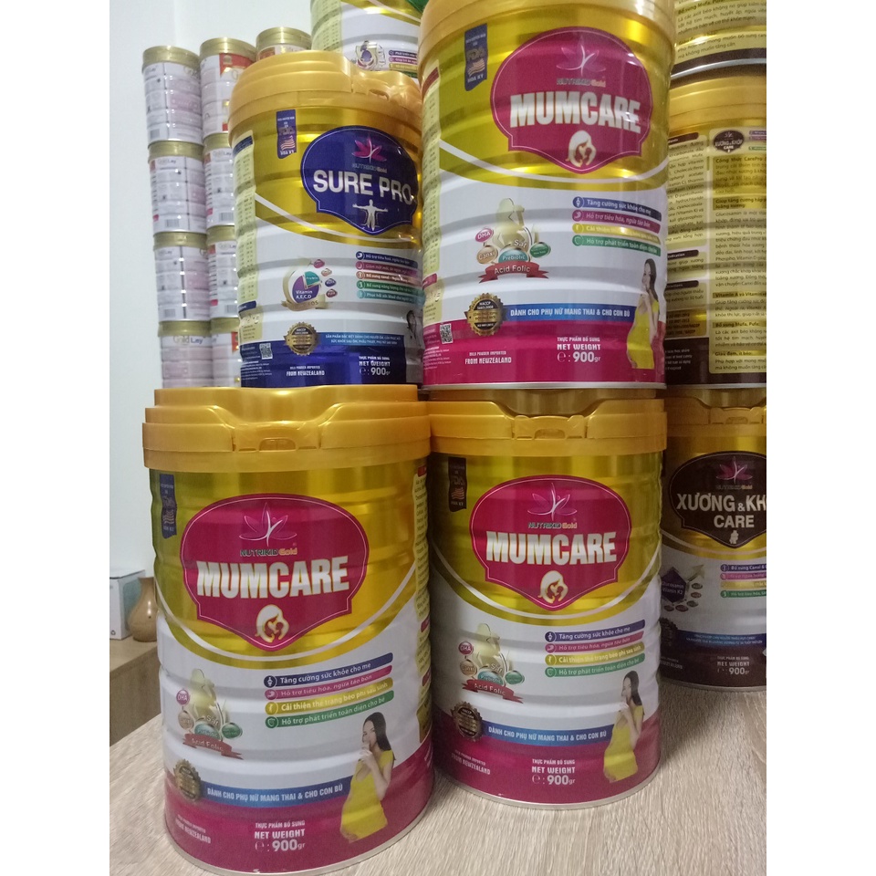 Sữa dinh dưỡng cho mẹ bầu Nutrikidgold Mumcare 900g – Mẹ khỏe bé thông minh và phát triển toàn diện