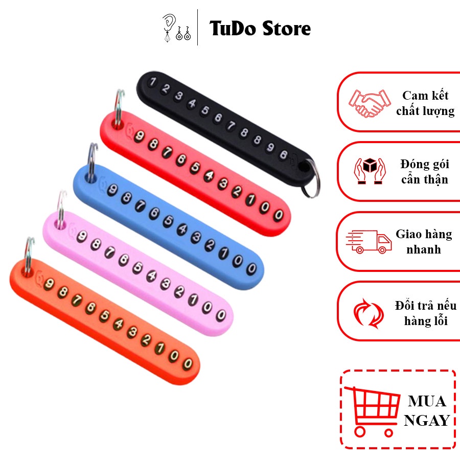 Móc Khóa Có Thẻ Số Điện Thoại Chống Thất Lạc Chất Lượng Cao Tiện Dụng M01