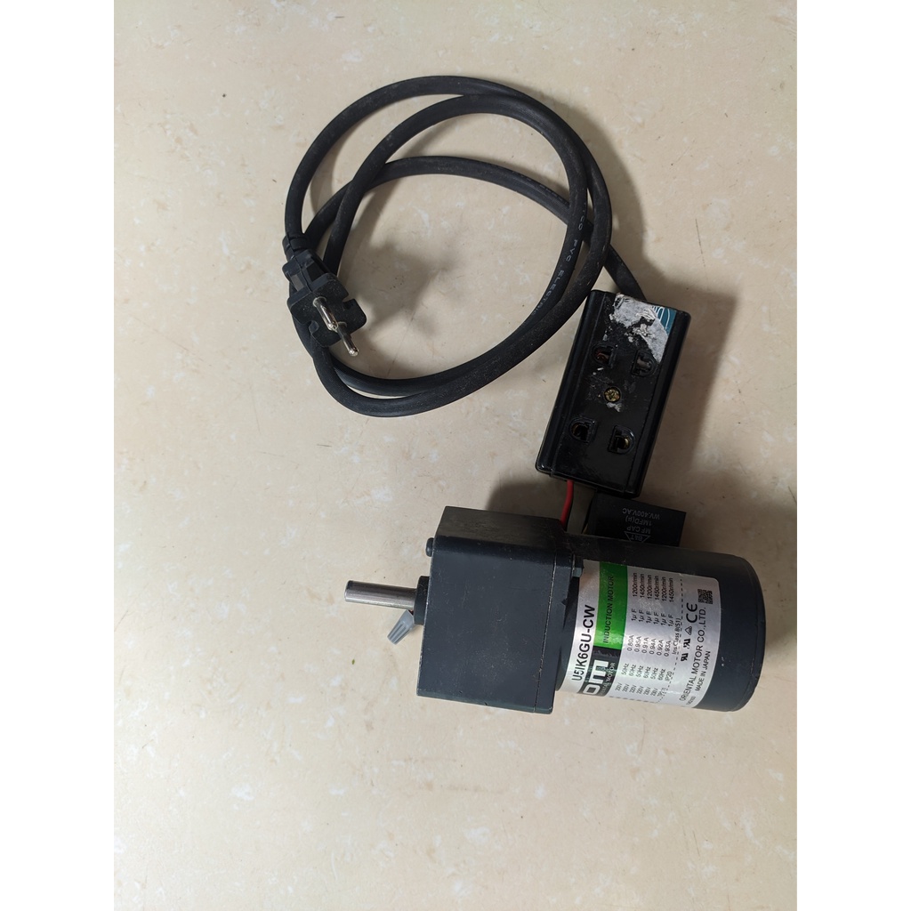 Mô tơ giảm tốc 220v chế lò quay vịt, chế máy quay tự động