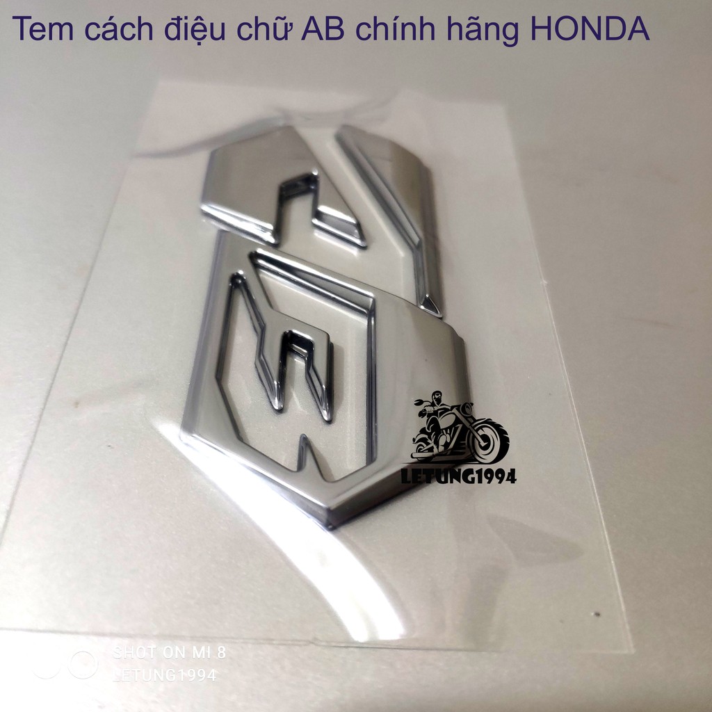 Logo Airblade AB 2020 chính hãng Honda