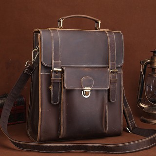 Túi da bò- balo đựng lap 14inch hcsd36
