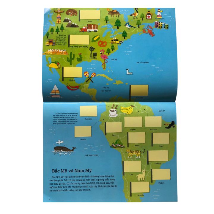 Sách Dán Hình Đầu Đời Cho Bé - Quốc Kỳ Lá Cờ Các Nước - First Sticker Book