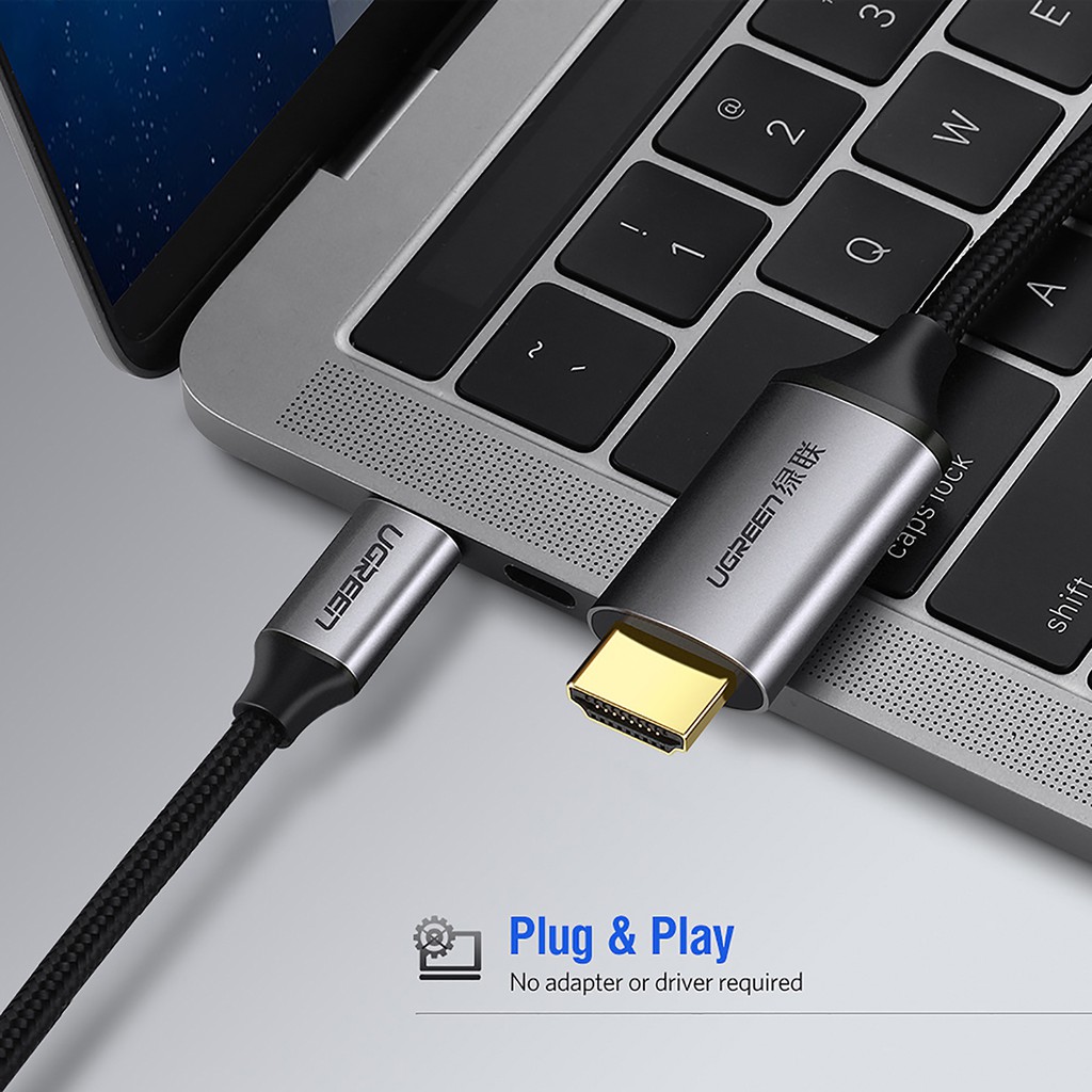 Cáp USB Type-C ra HDMI 4K@60Hz Cao Cấp UGREEN MM142