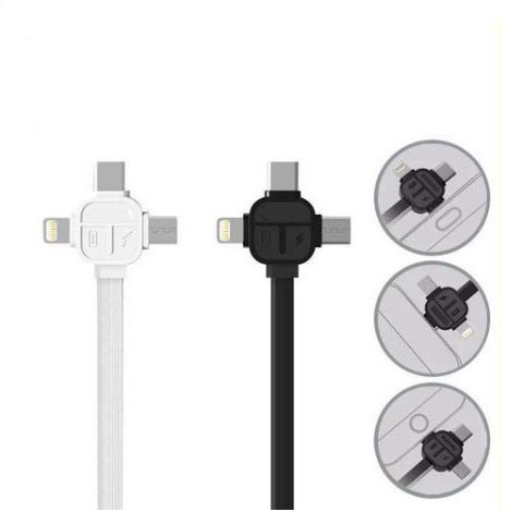 Cáp Sạc Đa Năng Nhiều Đầu USB Type-C USB micro LightningPerfect Style
