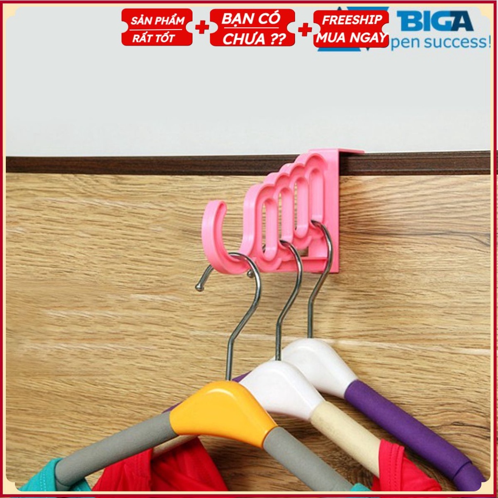 Móc Treo Đồ Sau Cửa 5 Móc - NHỰA LOẠI 1 Kiểu Mới
