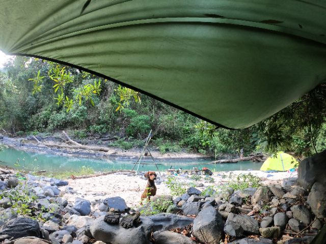 Tấm tăng (tarp) che mưa nắng dùng đi camping