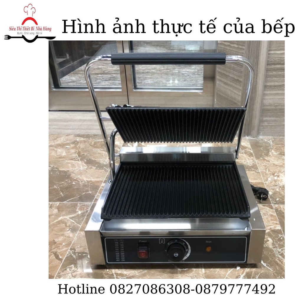 Máy ép bánh mỳ, nướng thịt đơn. Máy nướng bánh mì có tay cầm , Bảo hành 12 tháng