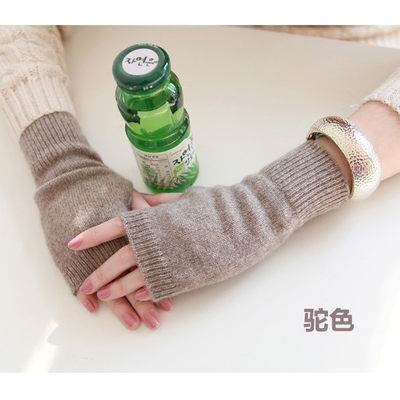 Mùa thu và mùa đông mới Cashmere phong cách Hàn Quốc ngắn vẫn giữ ấm len nửa ngón tay nhỏ, áo đôi bảo vệ tay