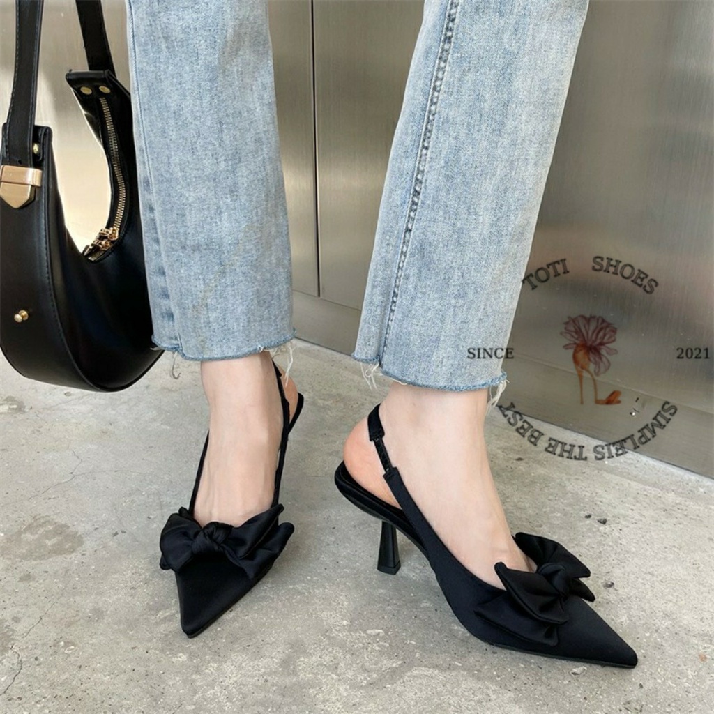 GIÀY THỜI TRANG TOTIIE STORE - SỤC NỮ BÍT MŨI NHỌN - SANDAL CAO GÓT HỞ HẠU 7 PHÂN G2209120