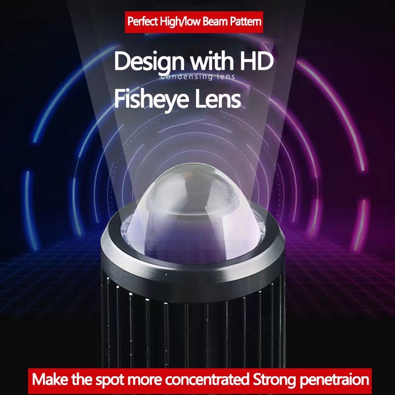 Đèn Pha Led H4 BA20D CSP 12V 12000LM Siêu Sáng Dành Cho Xe Mô Tô