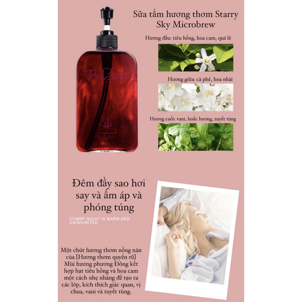 [ ROBBYY ] Sữa tắm nước hoa Pink addict | BigBuy360 - bigbuy360.vn