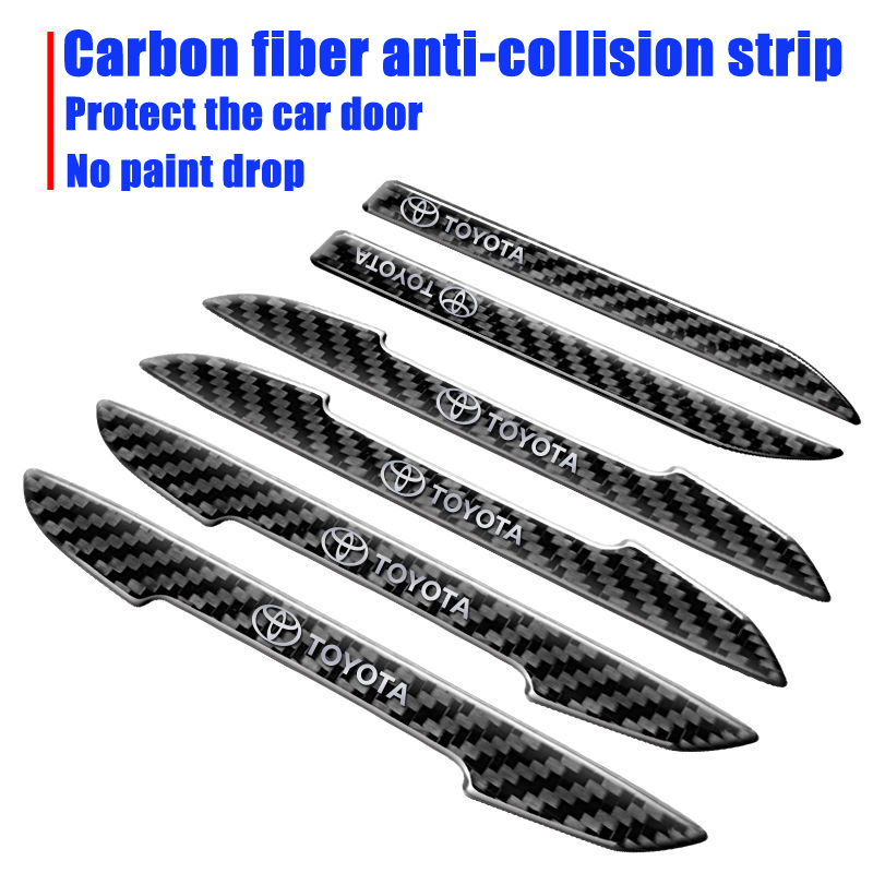 Miếng Dán Bảo Vệ Kính Chiếu Hậu Họa Tiết Sợi Carbon Cho Toyota Camry Altis Vigo Fortuner CHR Vios Yaris Ativ Hilux Revoanza Av sienta