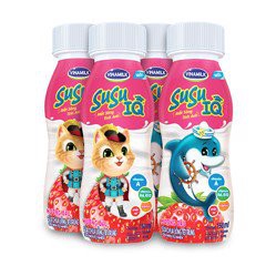Sữa chua uống SuSu IQ Hương Dâu - Thùng 24 Chai 150 ml