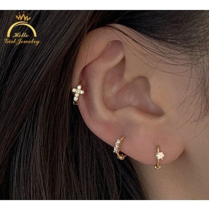 Khuyên tai cỡ nhỏ phong cách cổ điển thời trang