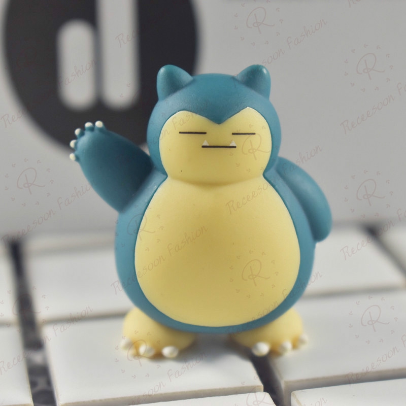 Bộ 5 mô hình nhân vật Pokemon snorlax Action