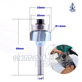 Mũi gọt cạnh chỉ cốt 6.35 ( Có 3 Cỡ Mũi )
