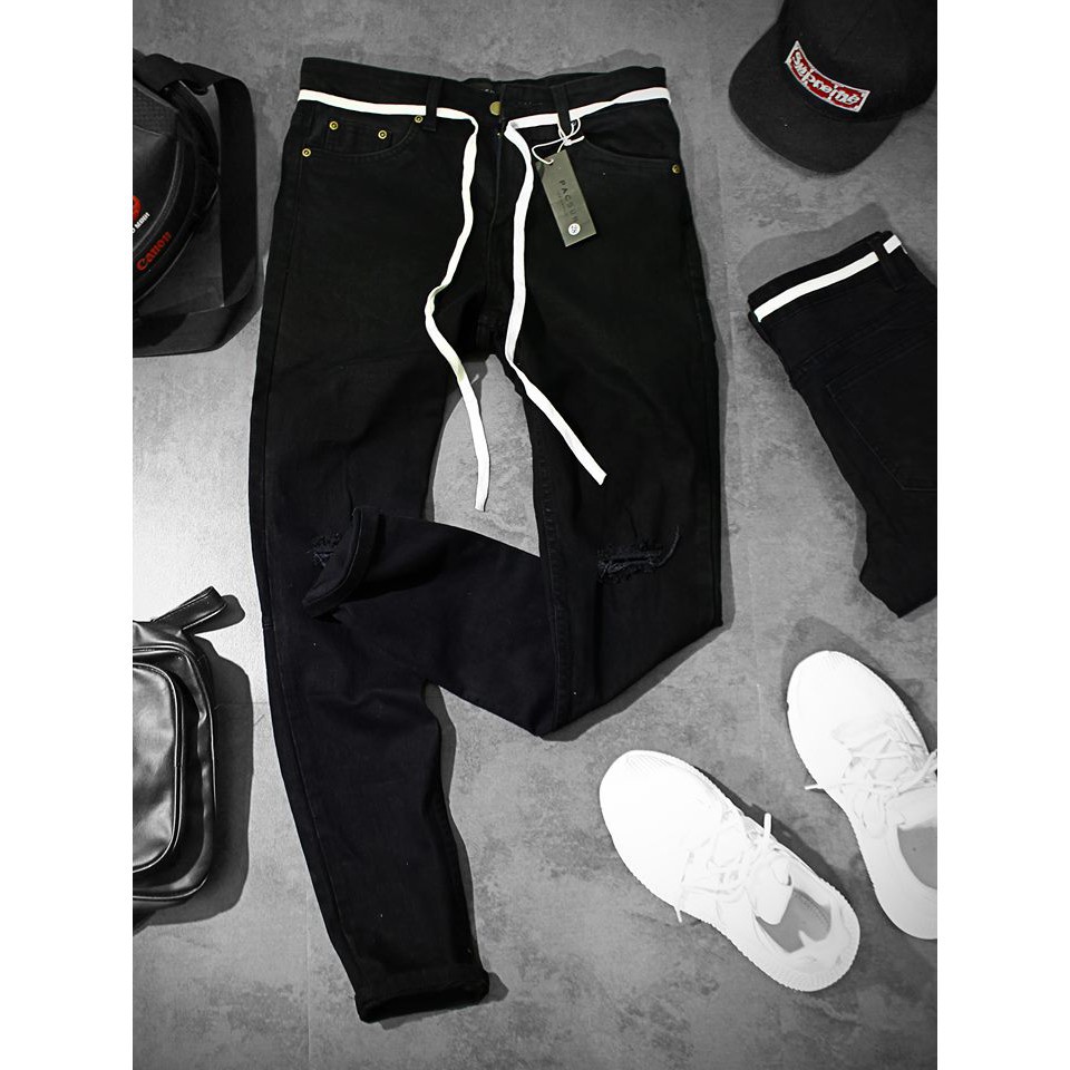 Sale Tết- [CAM KẾT ĐỔI TRẢ]QUẦN JEAN NAM ĐEN CO GIÃN PACSUN CAO CẤP[HÌNH THẬT] az1 ˇ >