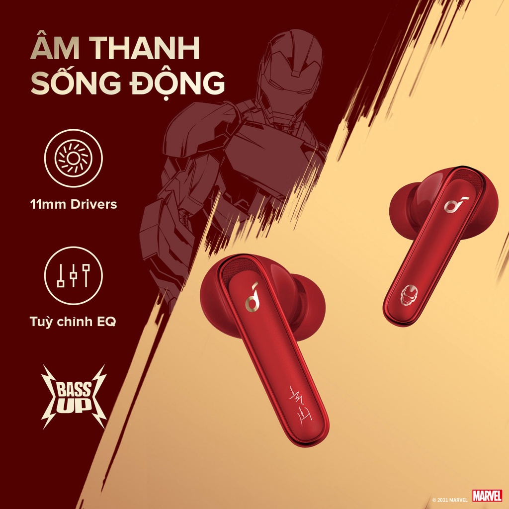 Tai Nghe Bluetooth SOUNDCORE LIFE P3 - True Wireless (TWS) Phiên bản Marvel - A3939H