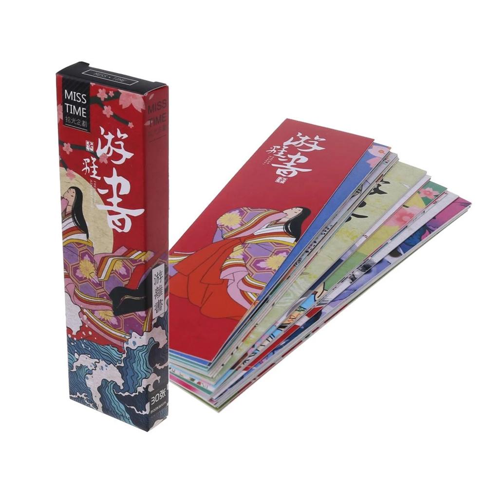 Thẻ Đánh Dấu Trang Sách Hình Dễ Thương Phong Cách Nhật Bản