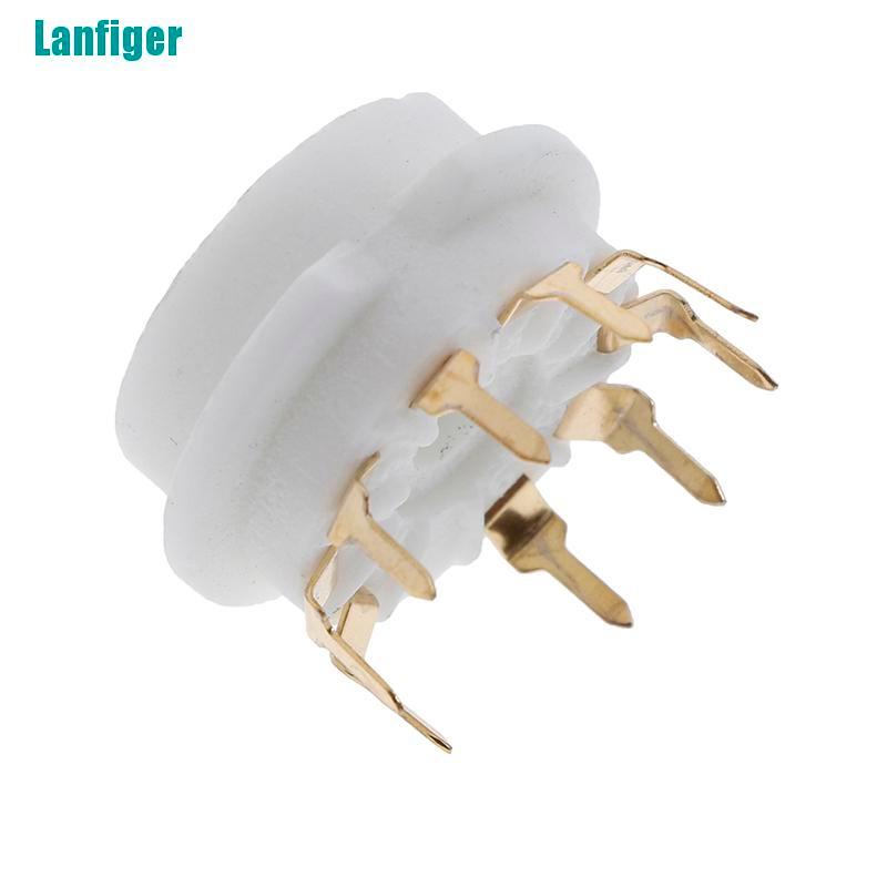 1 Cái Van Ổ Cắm Bằng Gốm Mạ Vàng 9pin Cb Cho 12AX7 12AU7