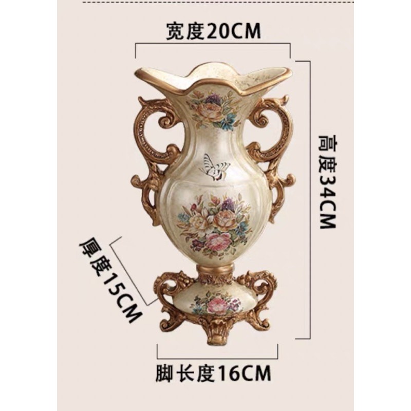 Lọ + hoa phong cách châu Âu