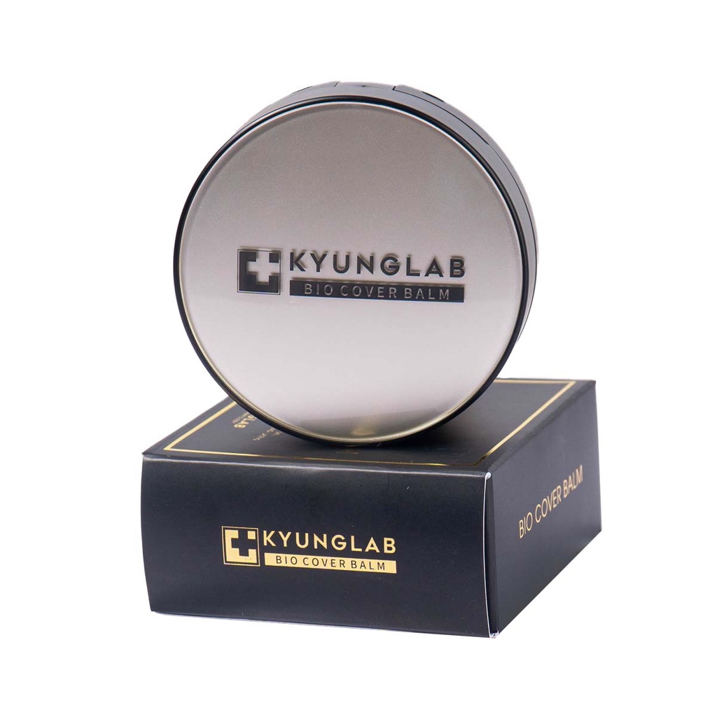 HÀNG NHẬP KHẨU -Phấn nước Kyung Lab Cushion Bio Cover Balm nâng tông trắng hồng dưỡng da phục hồi chống lão hoá Kyunglab