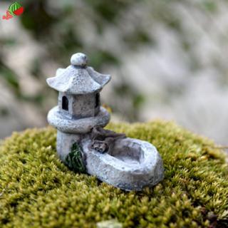 Mô hình tòa tháp mini trang trí sân vườn
