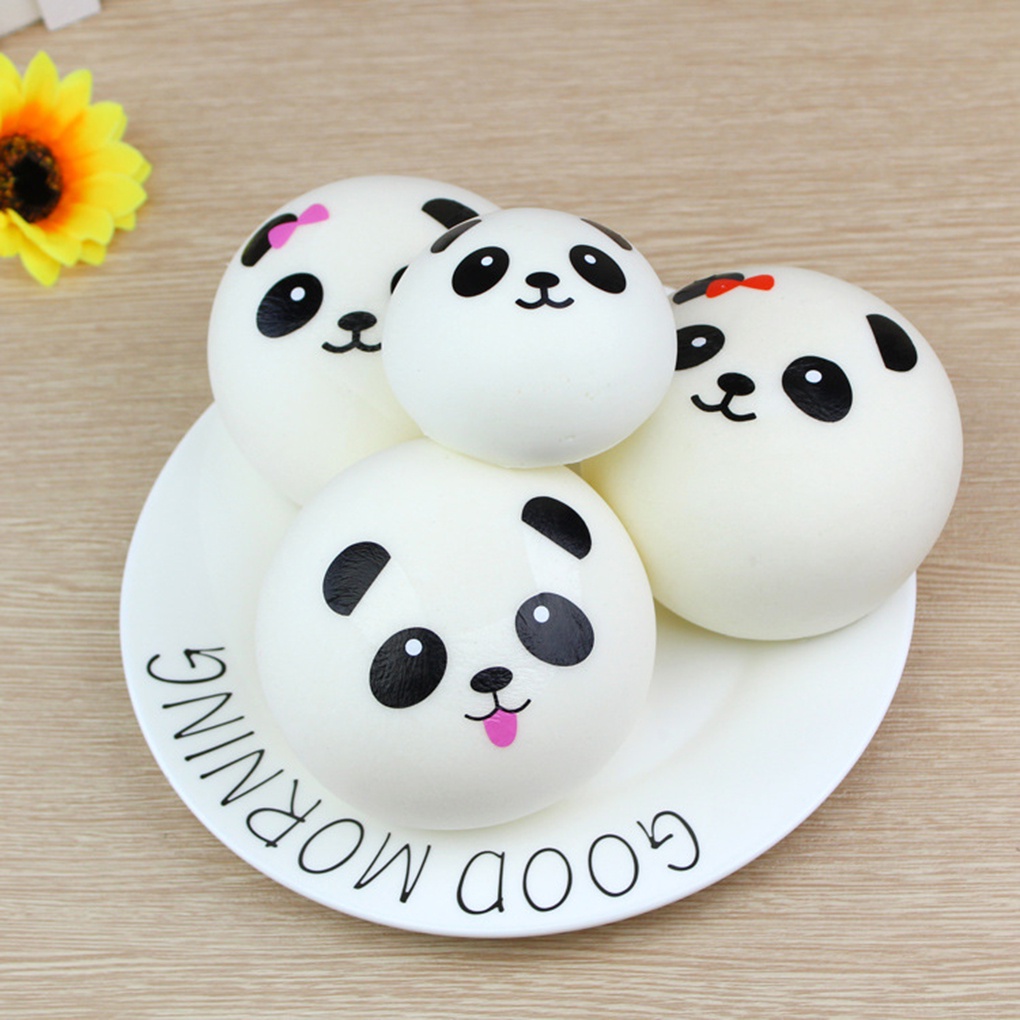 Cute 4cm Cartoon Animal Squishy Toys Children Lovely Antistress Keychain Squichy Slow Rising Squisy Stress Relief