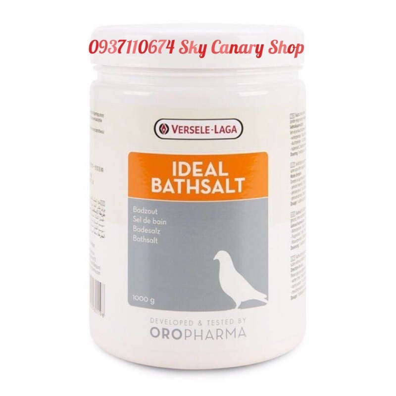 Muối tắm cho chim vẹt TÚI 50gr, 100gr, 200gr date 2026