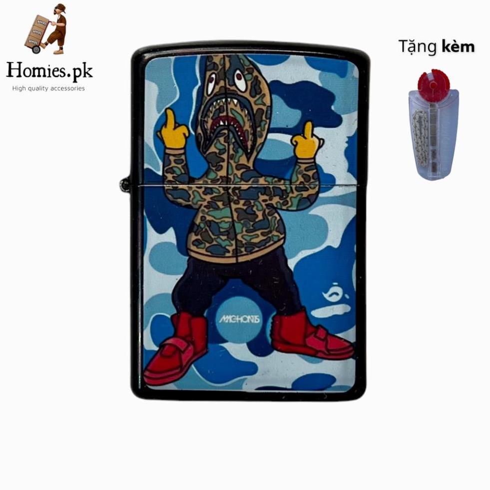 Vỏ Zippo Kèm Ruột đẹp độc lạ, nhiều hình siêu ngầu- Homies.pk