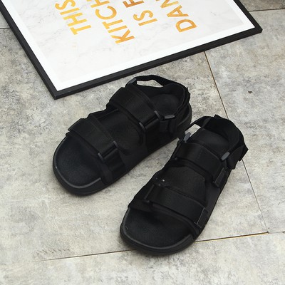 Sandal unisex nam nữ ulzzang đế bằng quai ngang