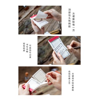 Tập giấy note khung hình trang trí collage
